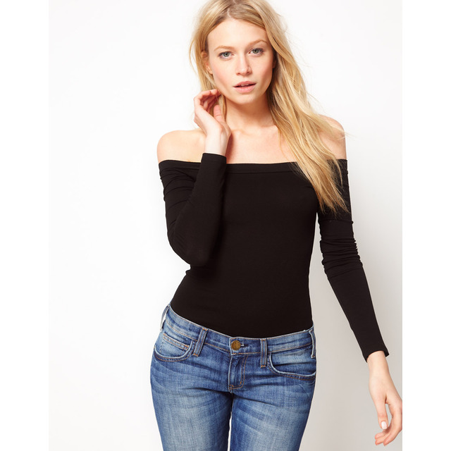ASOS Top with Off Shoulder Detail